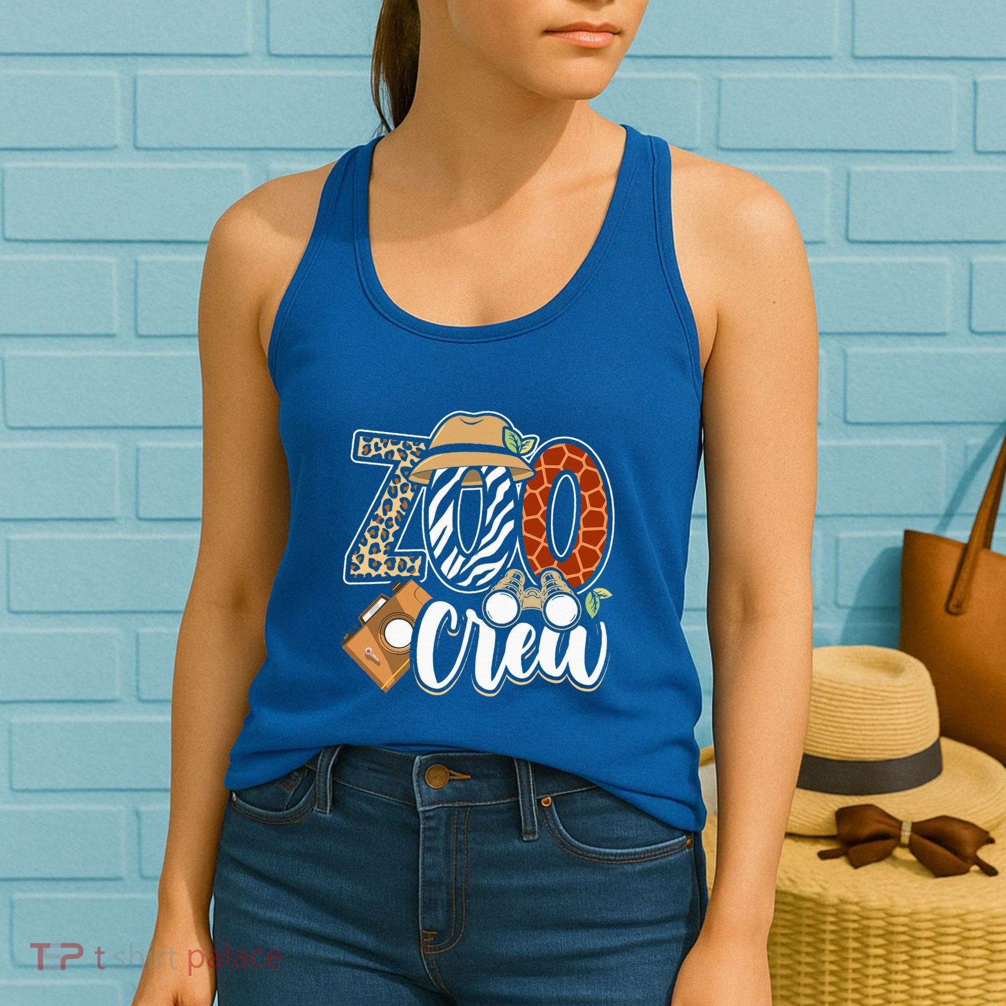 Zoo Crew Leonard Safari Animal Kingdom Zoo Keeper Women's Tank Top