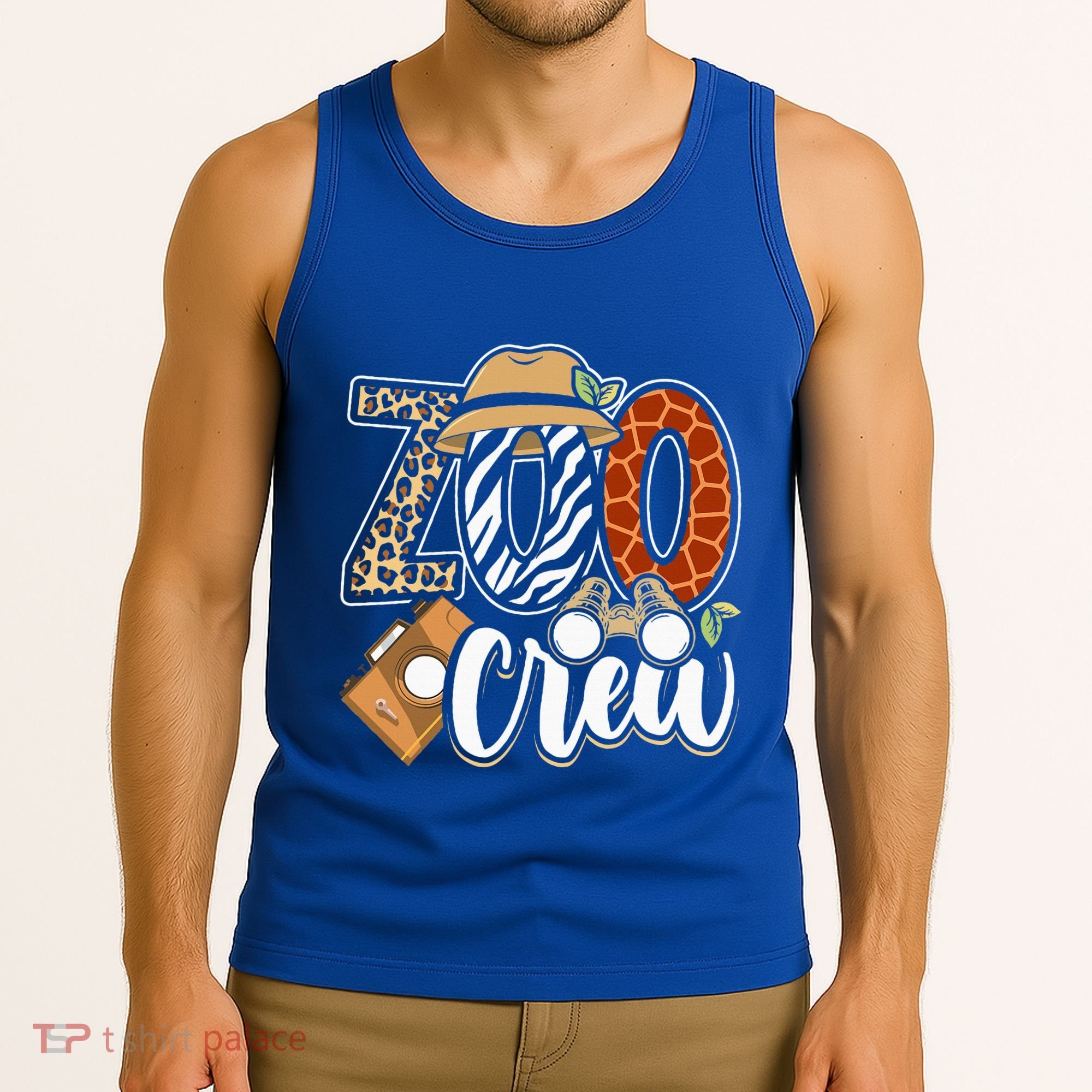Zoo Crew Leonard Safari Animal Kingdom Zoo Keeper Tank Top