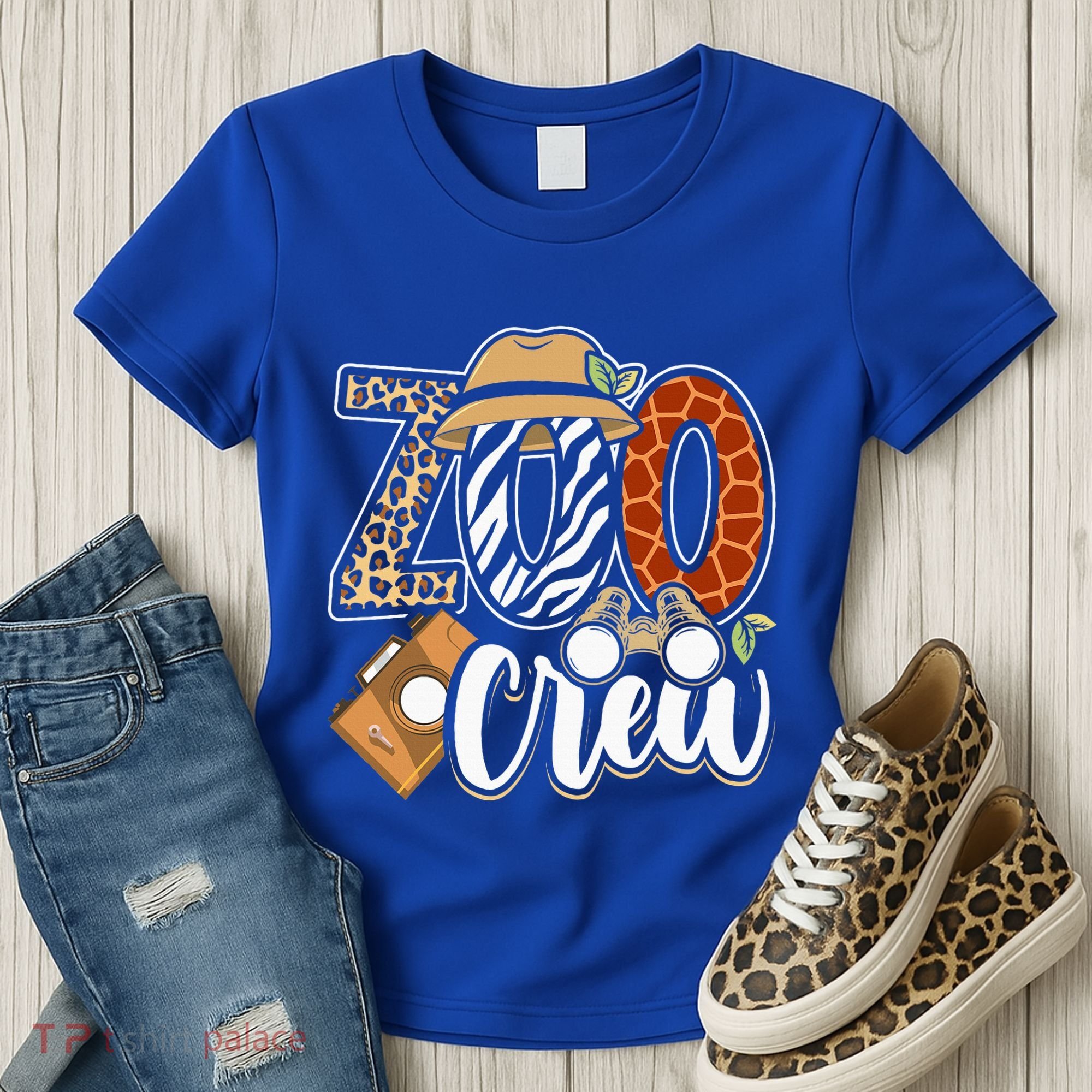 Zoo Crew Leonard Safari Animal Kingdom Zoo Keeper Women's T-Shirt