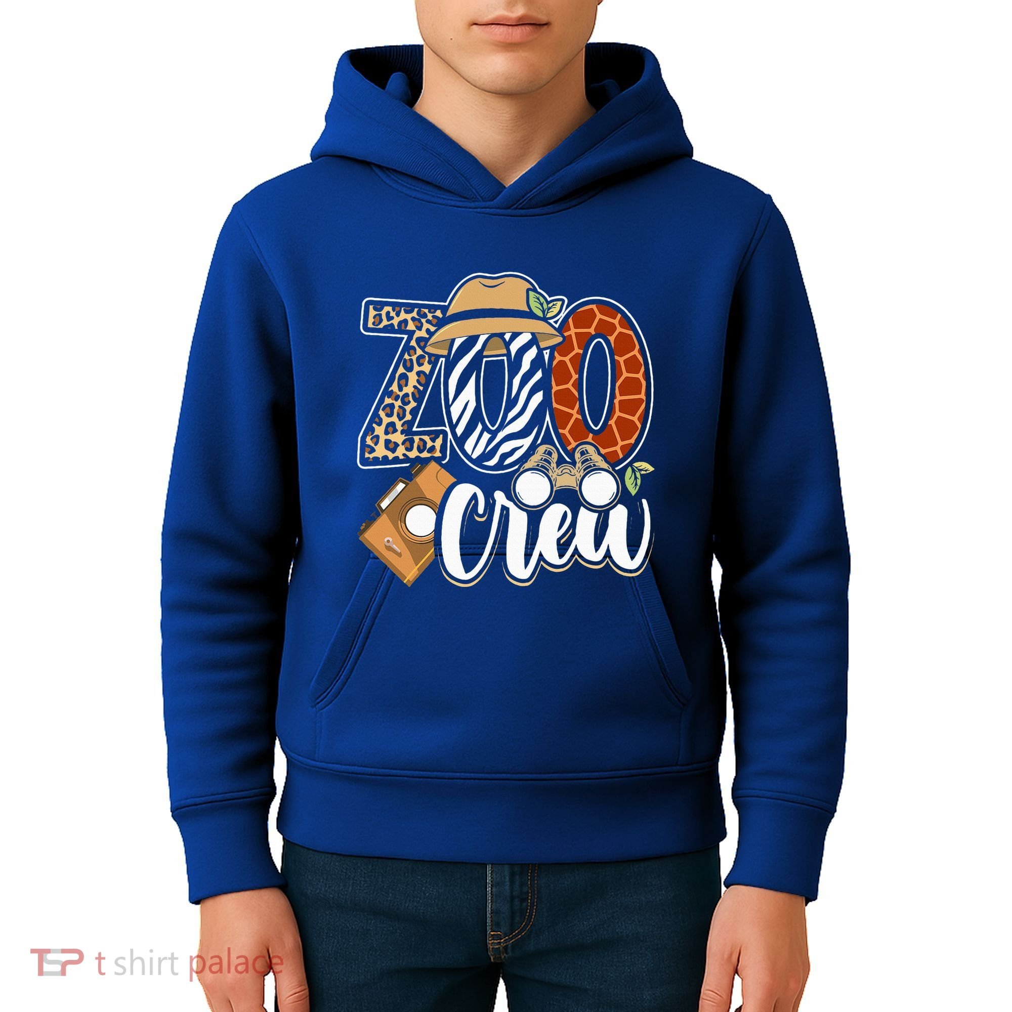 Zoo Crew Leonard Safari Animal Kingdom Zoo Keeper Kids Hoodie