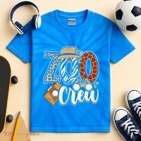 Zoo Crew Leonard Safari Animal Kingdom Zoo Keeper Kids Tie-Dye T-Shirt thumb 2