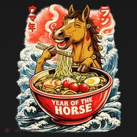 Zodiac Chinese New Year Of The Horse 2026 Women's Hoodie thumb 2