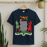 Zambian Coat Of Arms Zambia Emblem Symbol T-Shirt thumb 2