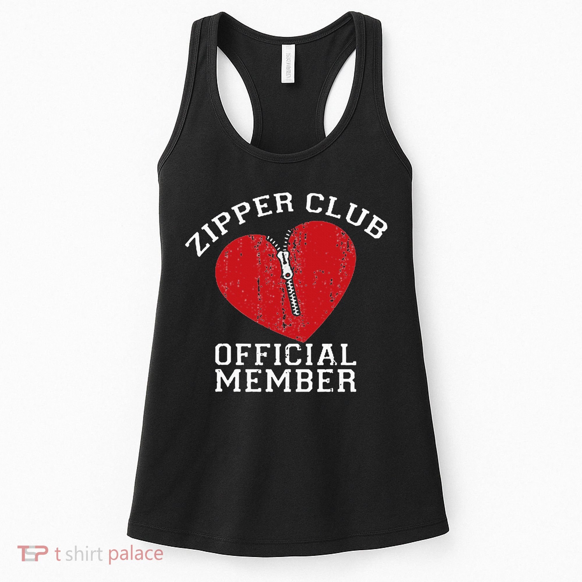 Zipper Club Open Heart Surgery Recovery Novelty Women's Tank Top