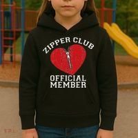 Zipper Club Open Heart Surgery Recovery Novelty Kids Hoodie thumb 3