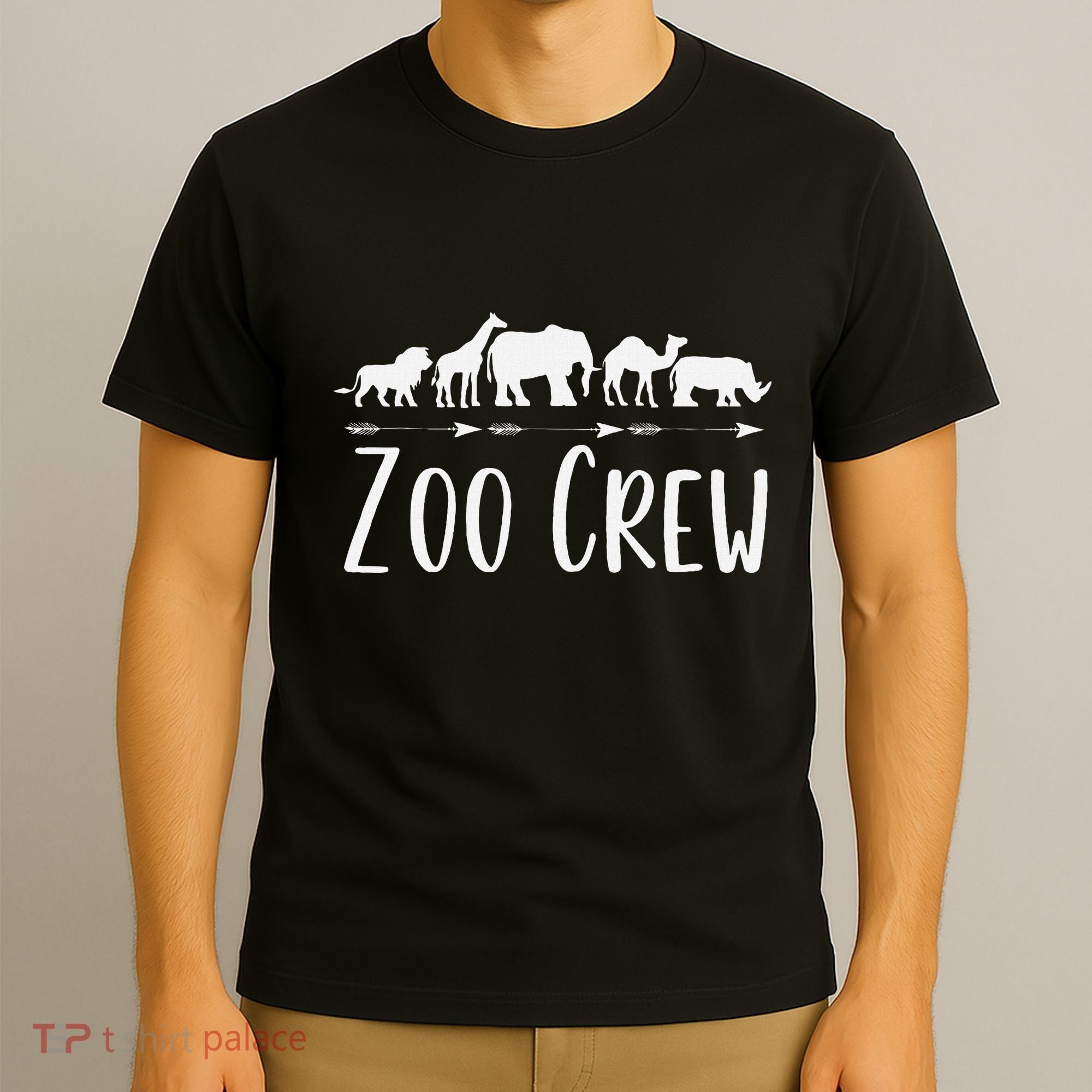 Zoo Crew Safari Animals Or Adults Zoo Group Teacher T-Shirt