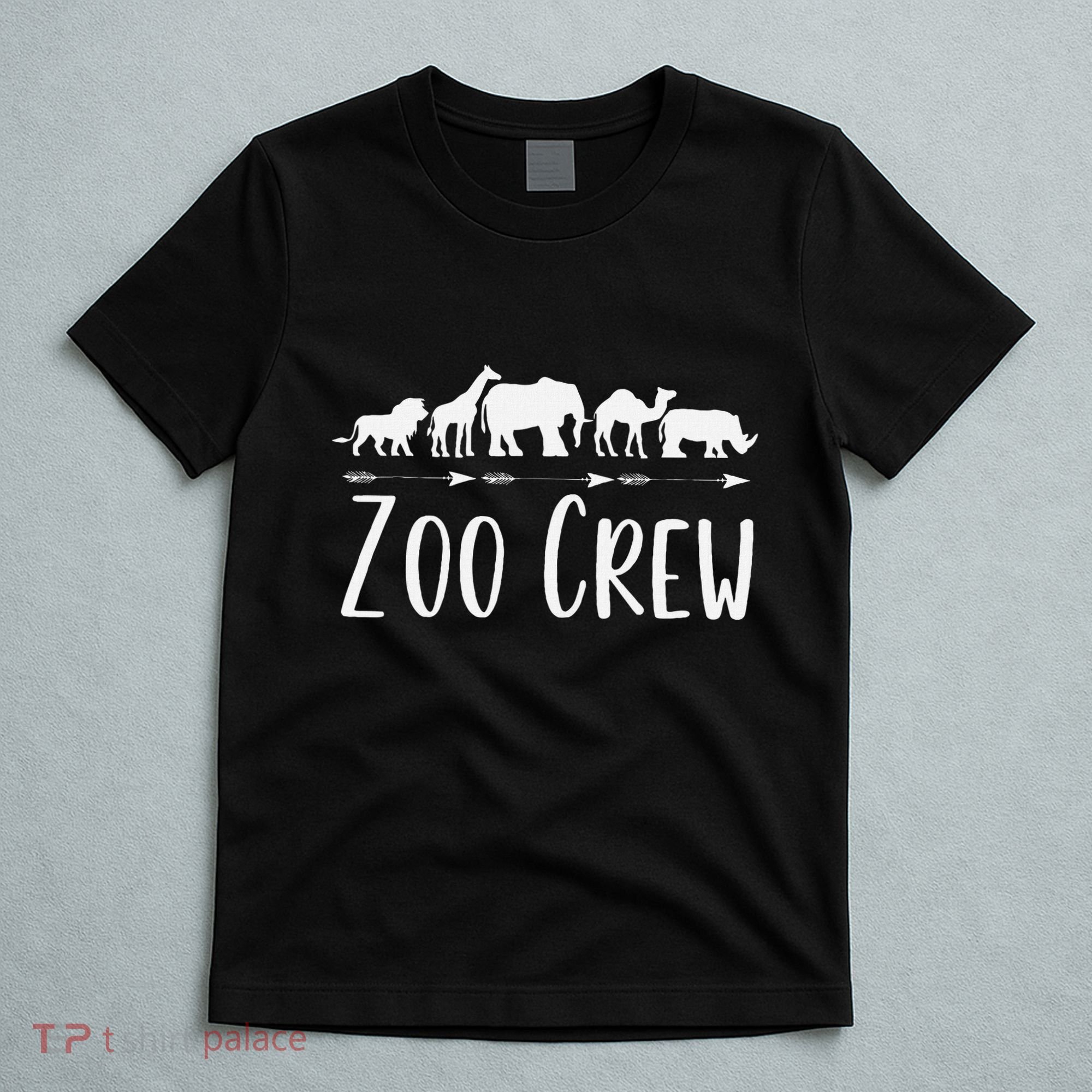 Zoo Crew Safari Animals Or Adults Zoo Group Teacher T-Shirt