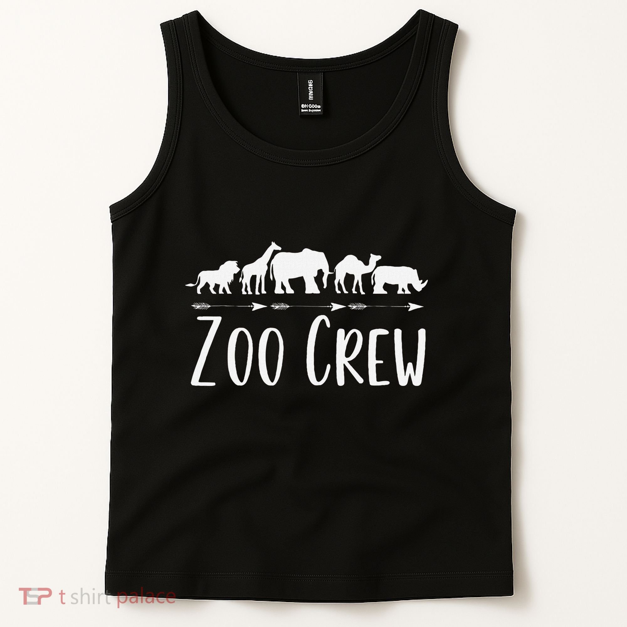 Zoo Crew Safari Animals Or Adults Zoo Group Teacher Tank Top