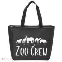 Zoo Crew Safari Animals Or Adults Zoo Group Teacher Tote Bag thumb 0