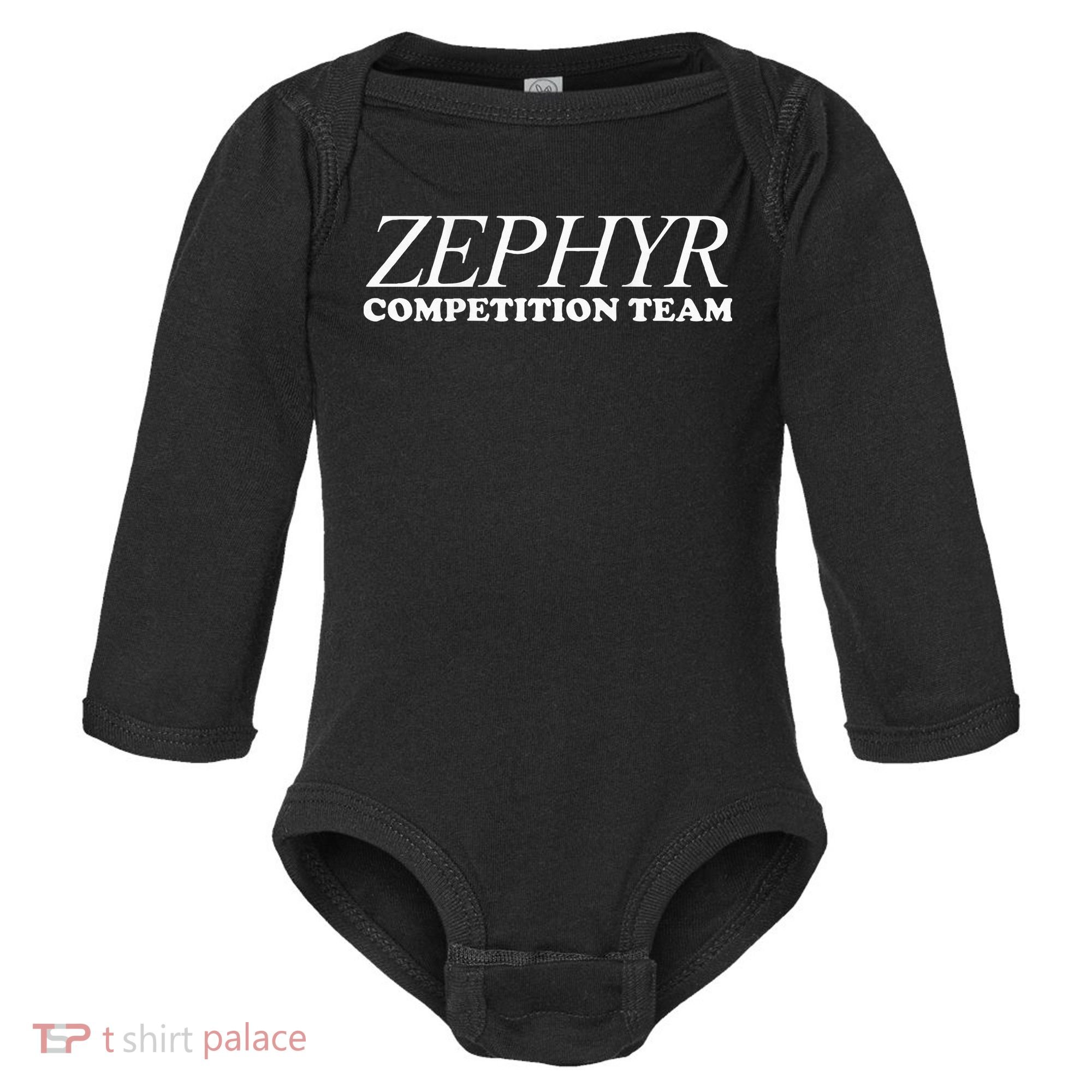 Zephyr Competition Team Skater Surfer 70S Baby Long Sleeve Bodysuit
