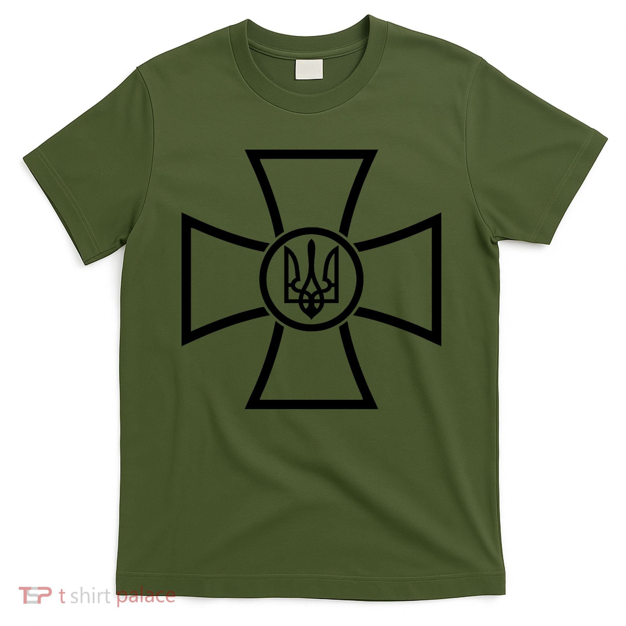 Zelensky Cross Ukraine Russian Warship Go F Yourself Front & Back T-Shirt