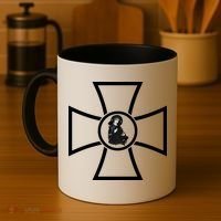 Zelensky Cross Ukrainian St. Javelin Protector Of Ukraine Coffee Mug thumb 4