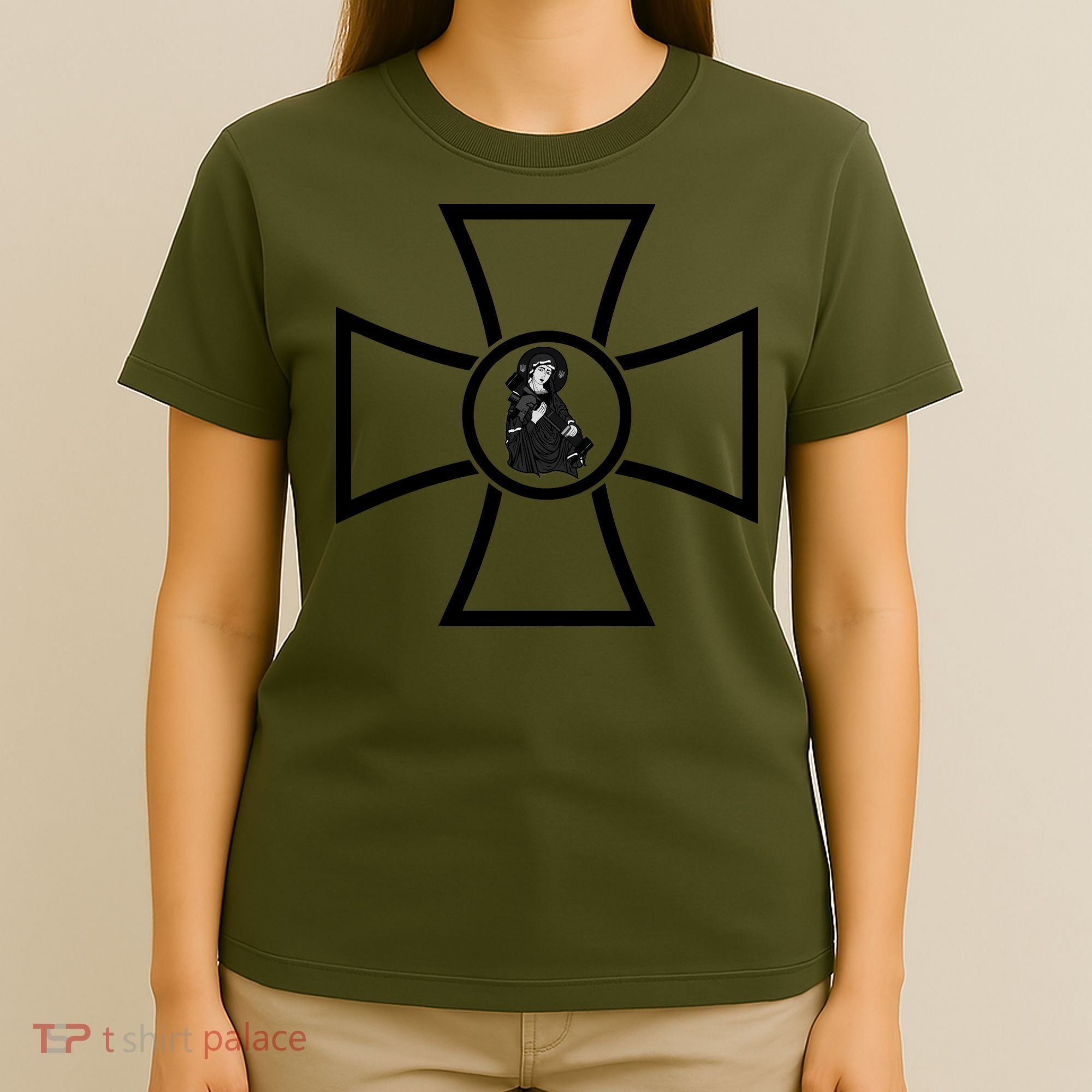 Zelensky Cross Ukrainian St. Javelin Protector Of Ukraine T-Shirt