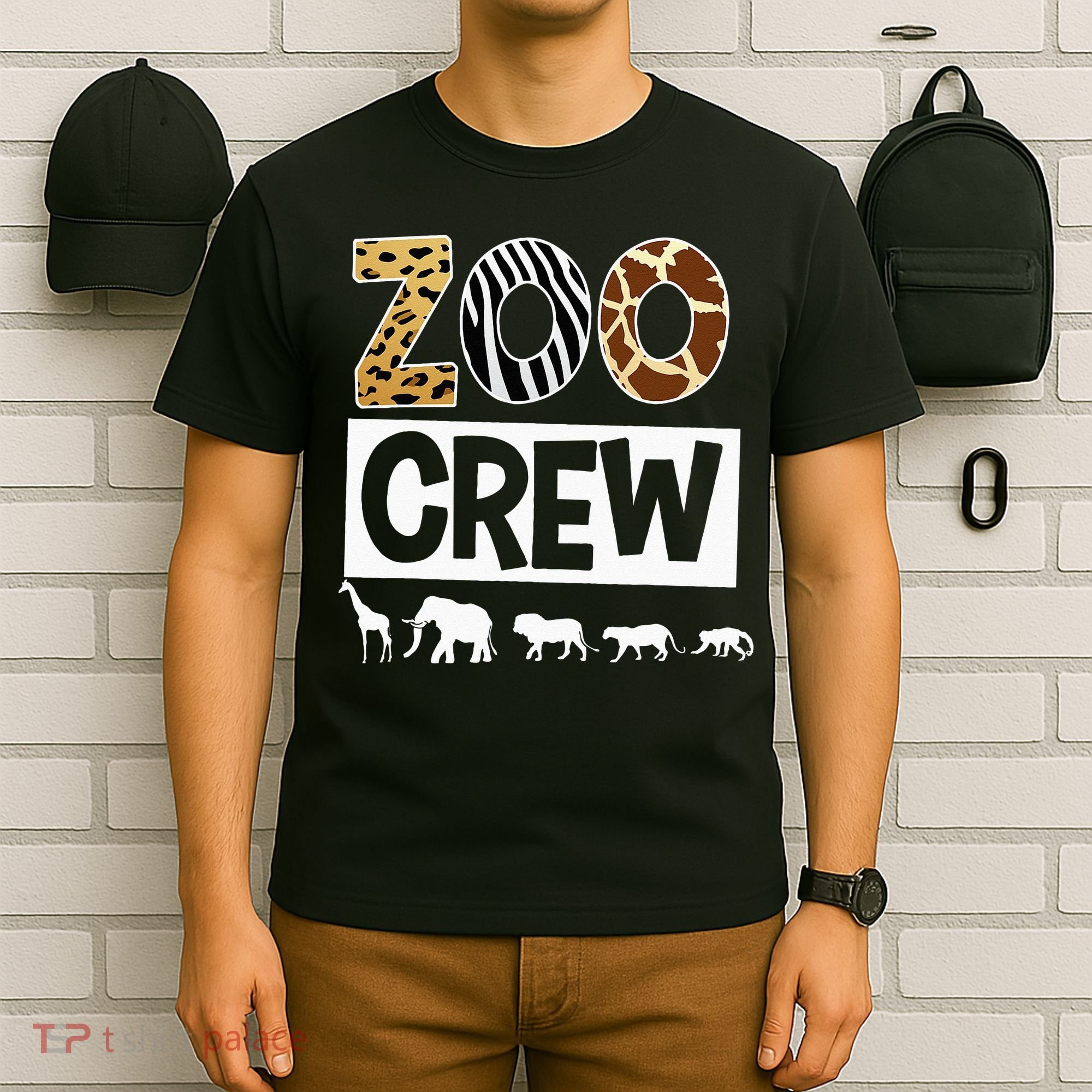 Zoo Crew Zookeeper Safari Wildlife Animal Lover Costume T-Shirt
