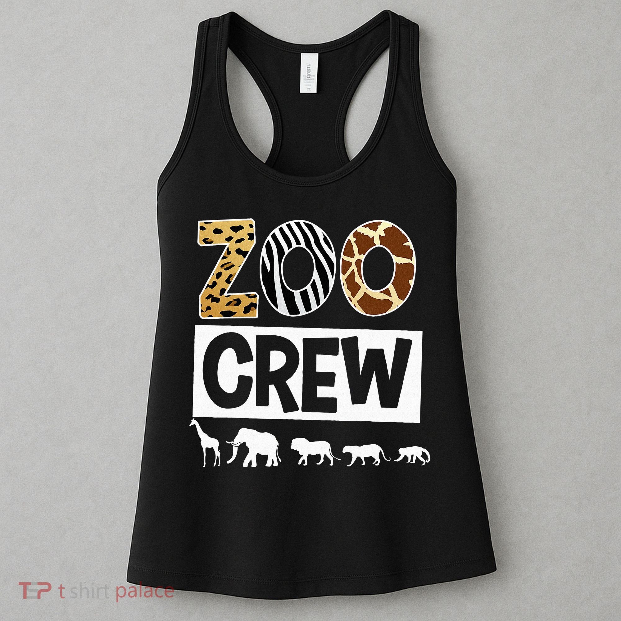 Zoo Crew Zookeeper Safari Wildlife Animal Lover Costume Women's Tank Top