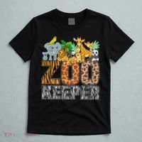 Zookeeper Costume Zebra Wild Print African Animal Keeper T-Shirt thumb 5