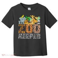 Zookeeper Costume Zebra Wild Print African Animal Keeper Toddler T-Shirt thumb 0