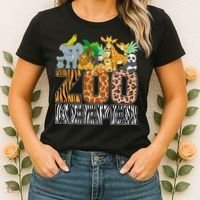 Zookeeper Costume Zebra Wild Print African Animal Keeper Women's T-Shirt thumb 2