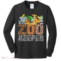 Zookeeper Costume Zebra Wild Print African Animal Keeper Kids Long Sleeve Shirt thumb 0