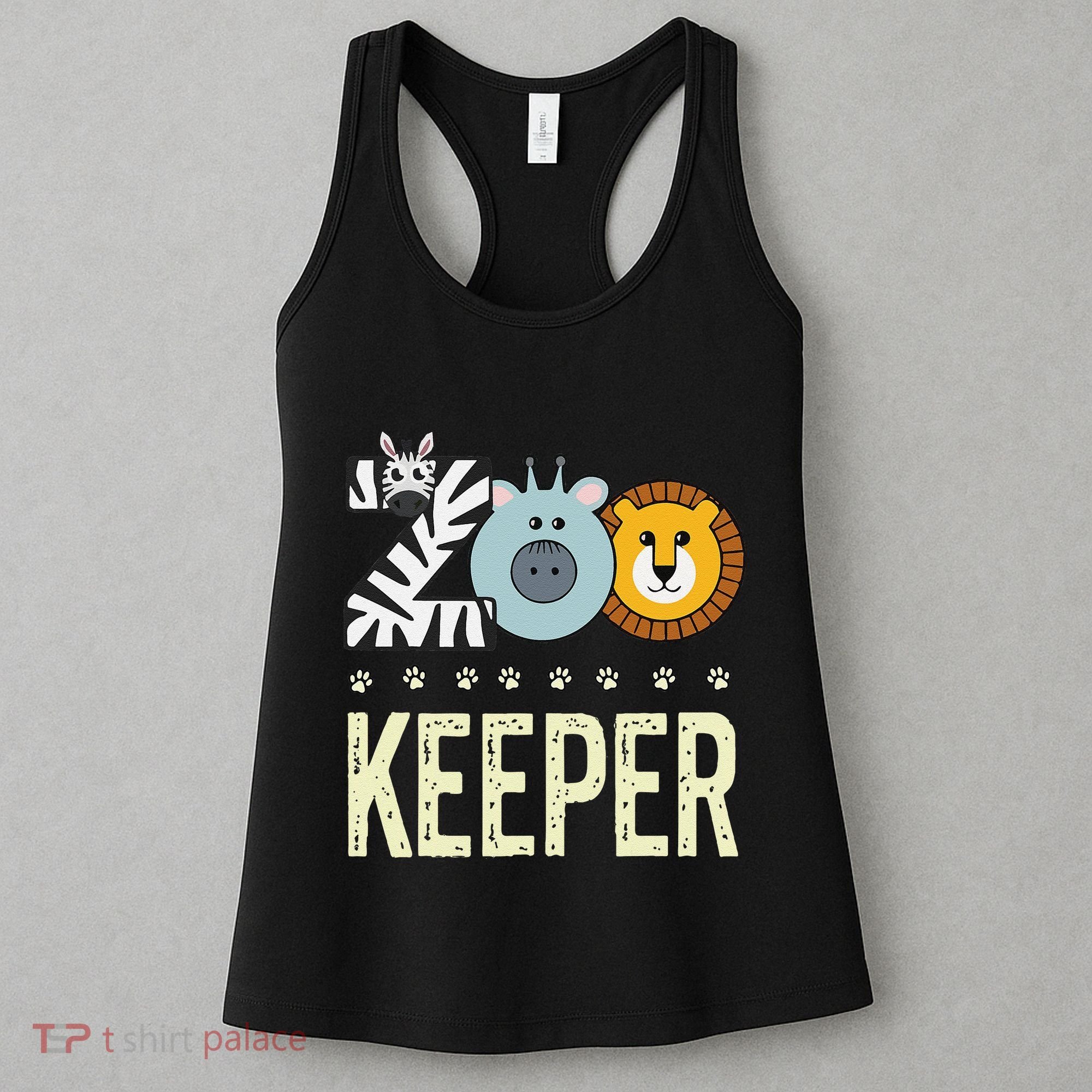 Zookeeper Costume Zoo Animal Safari Zoo Keeper Women's Tank Top