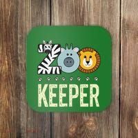 Zookeeper Costume Zoo Animal Safari Zoo Keeper Coaster thumb 0