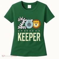 Zookeeper Costume Zoo Animal Safari Zoo Keeper Women's T-Shirt thumb 0