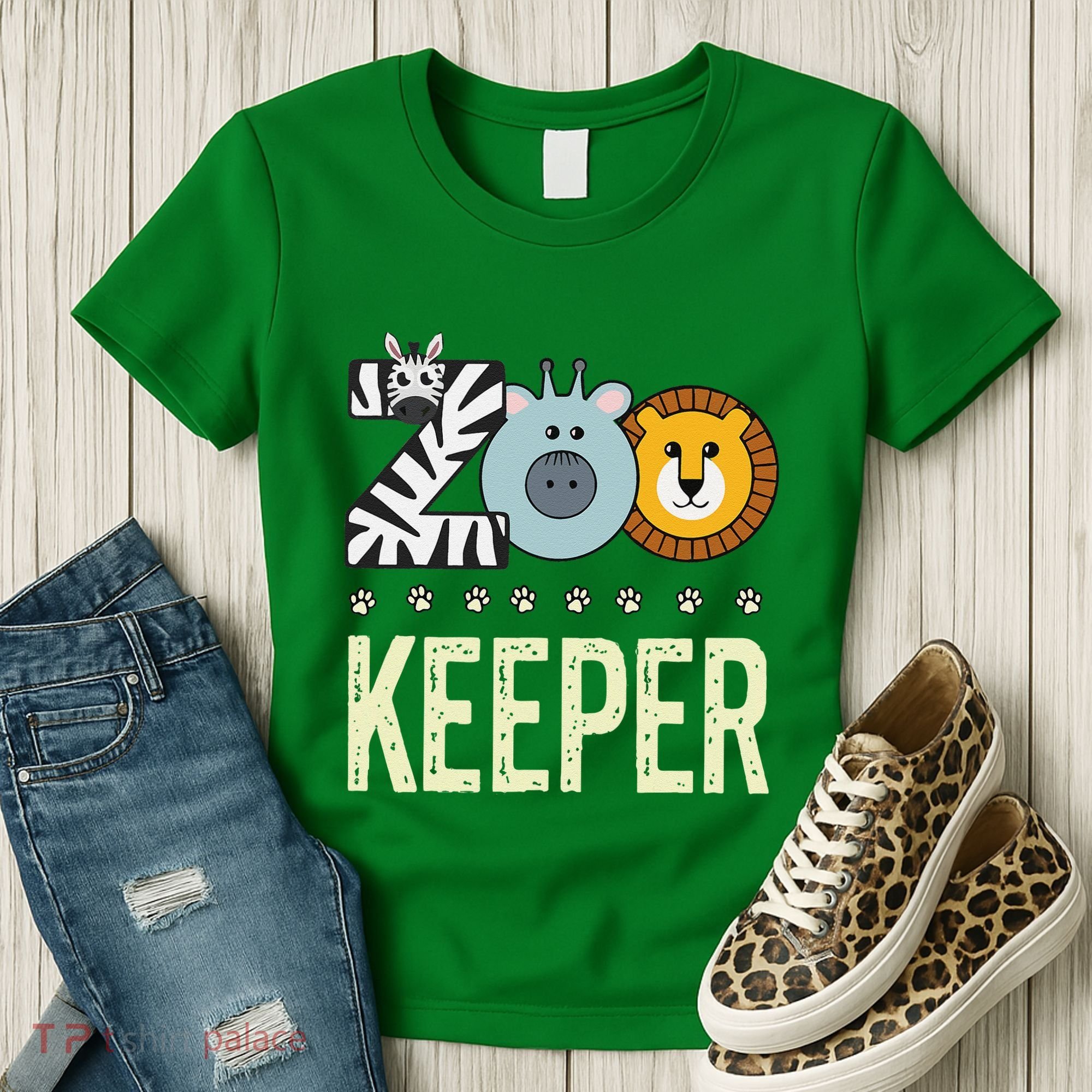 Zookeeper Costume Zoo Animal Safari Zoo Keeper Women's T-Shirt