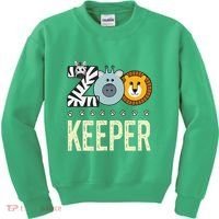 Zookeeper Costume Zoo Animal Safari Zoo Keeper Kids Sweatshirt thumb 0
