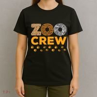 Zoo Crew Zookeeper Costume Safari Wildlife Animal Lover T-Shirt thumb 4