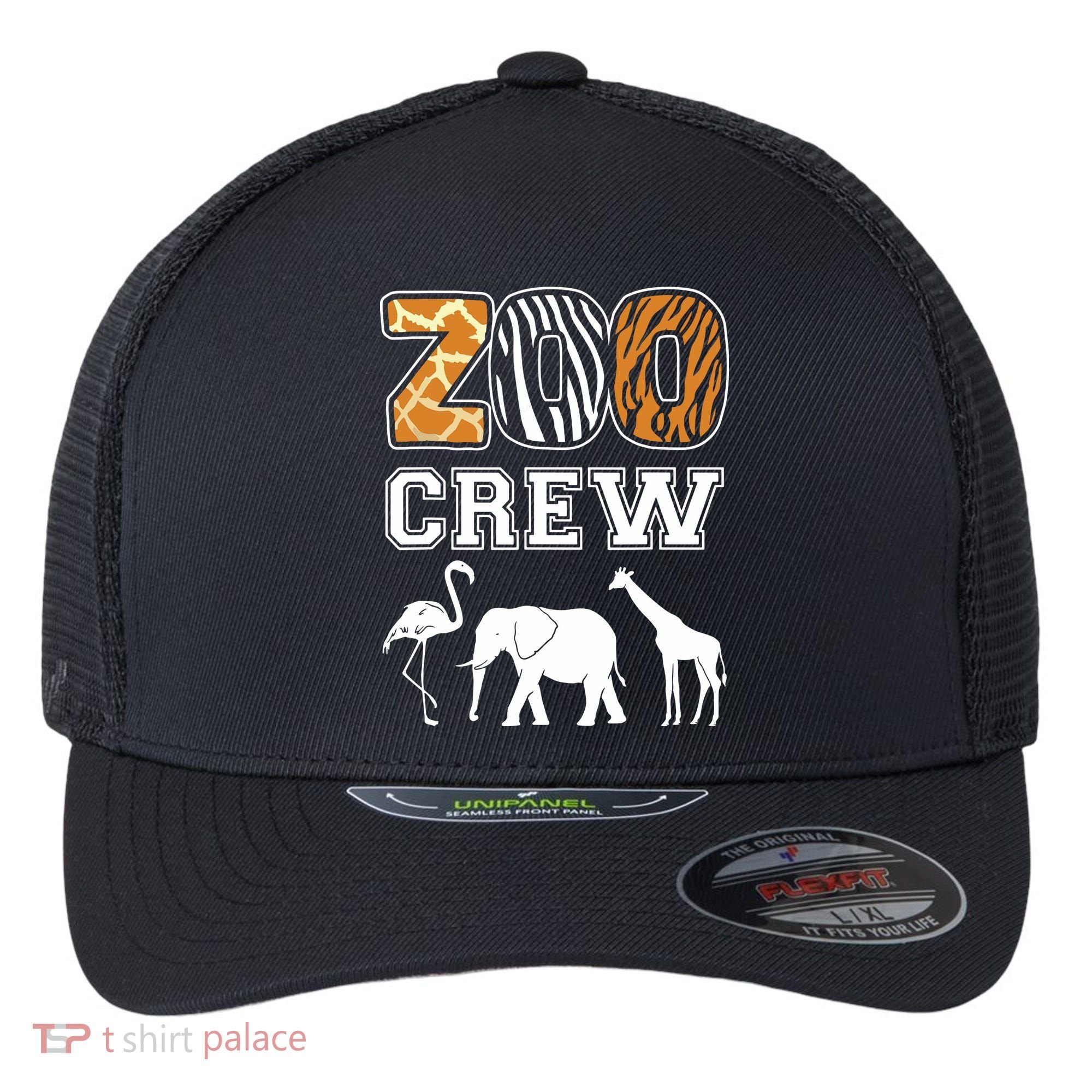 Zoo Crew Zoos Keeping Zoo Keeper Zookeeper Zookeeping Flexfit Unipanel Trucker Cap