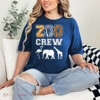 Zoo Crew Zoos Keeping Zoo Keeper Zookeeper Zookeeping Comfort Colors T-Shirt thumb 2