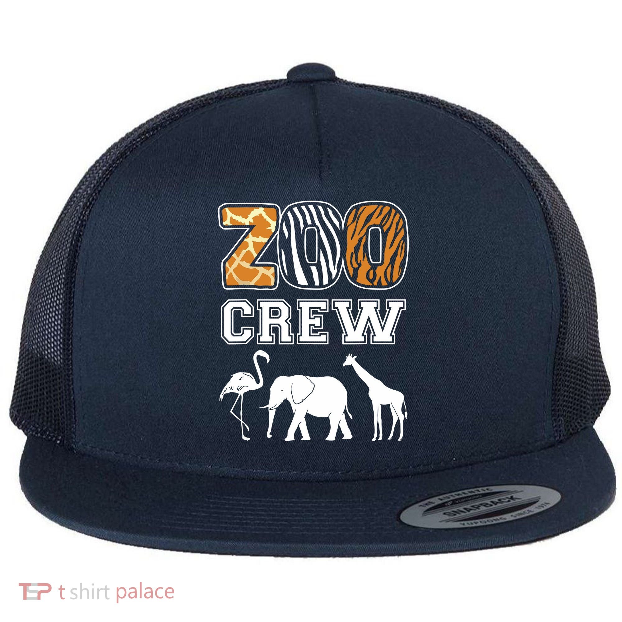 Zoo Crew Zoos Keeping Zoo Keeper Zookeeper Zookeeping Flat Bill Trucker Hat