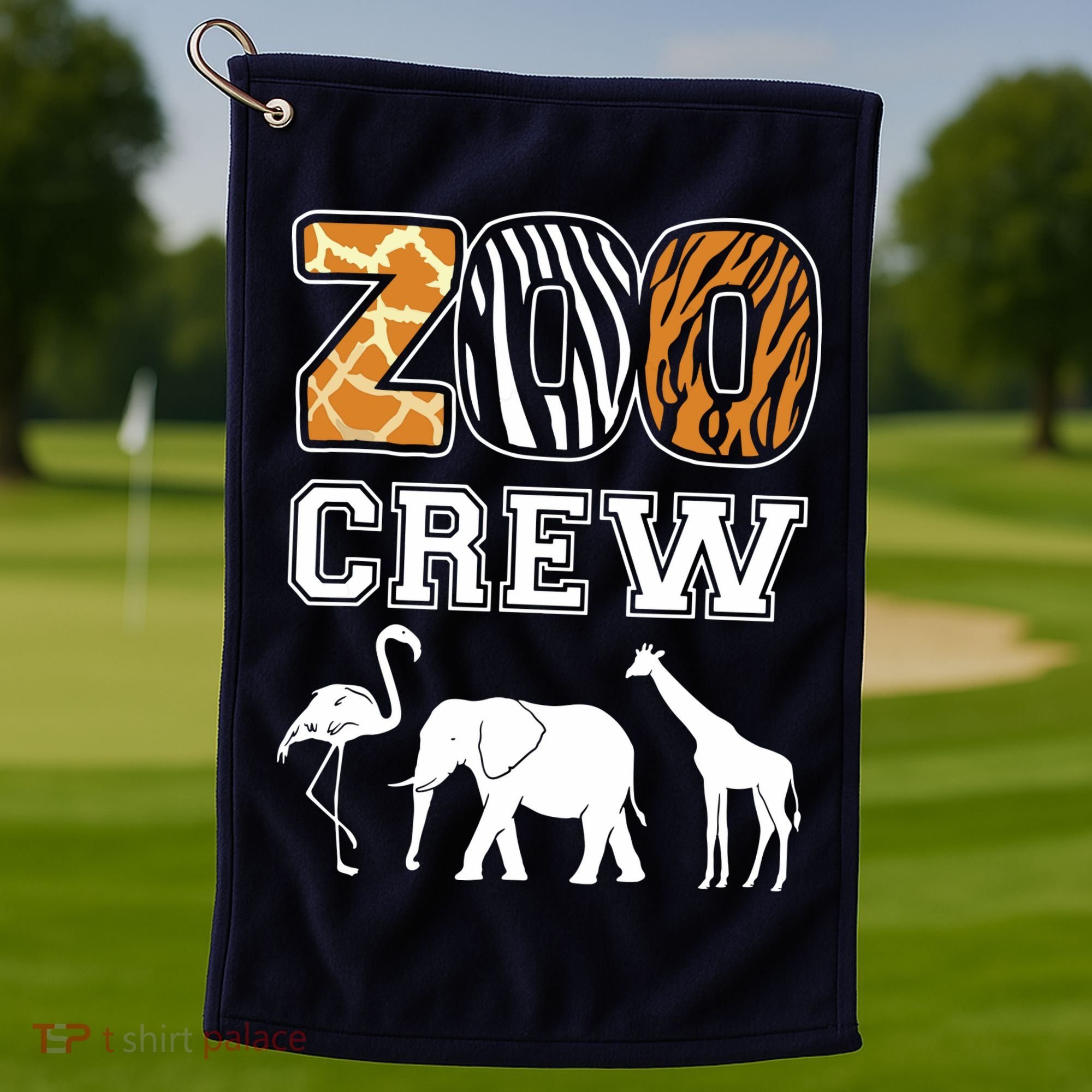 Zoo Crew Zoos Keeping Zoo Keeper Zookeeper Zookeeping Golf Towel
