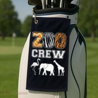 Zoo Crew Zoos Keeping Zoo Keeper Zookeeper Zookeeping Golf Towel thumb 2