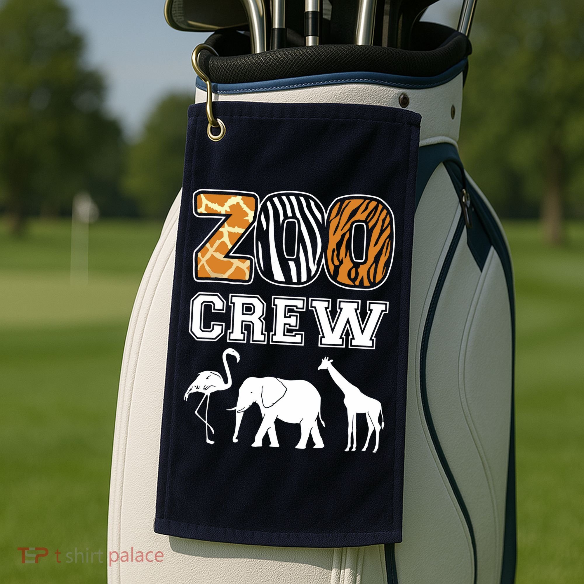 Zoo Crew Zoos Keeping Zoo Keeper Zookeeper Zookeeping Golf Towel