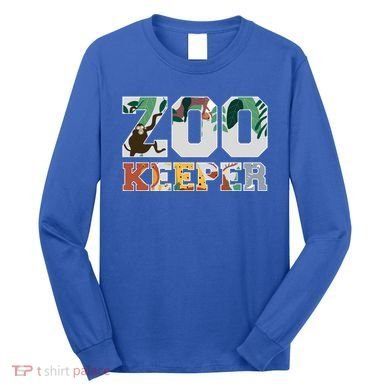 Zookeeper Design African Savanna Design Gift Long Sleeve Shirt