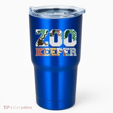 Zookeeper Design African Savanna Design Gift Tumbler
