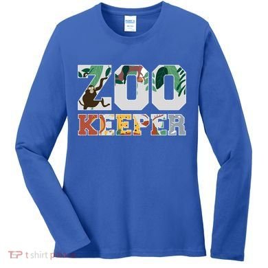 Zookeeper Design African Savanna Design Gift Women's Long Sleeve Shirt