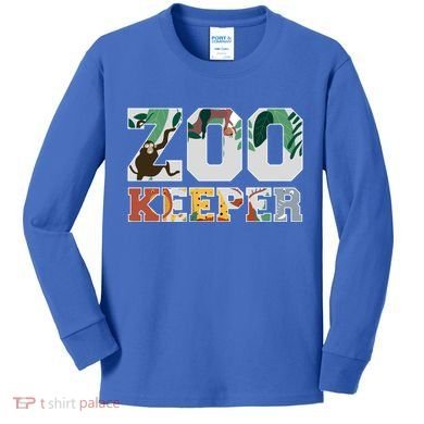 Zookeeper Design African Savanna Design Gift Kids Long Sleeve Shirt