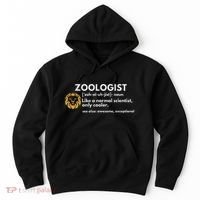 Zoologist Definition Funny Zoology Science Hoodie thumb 0