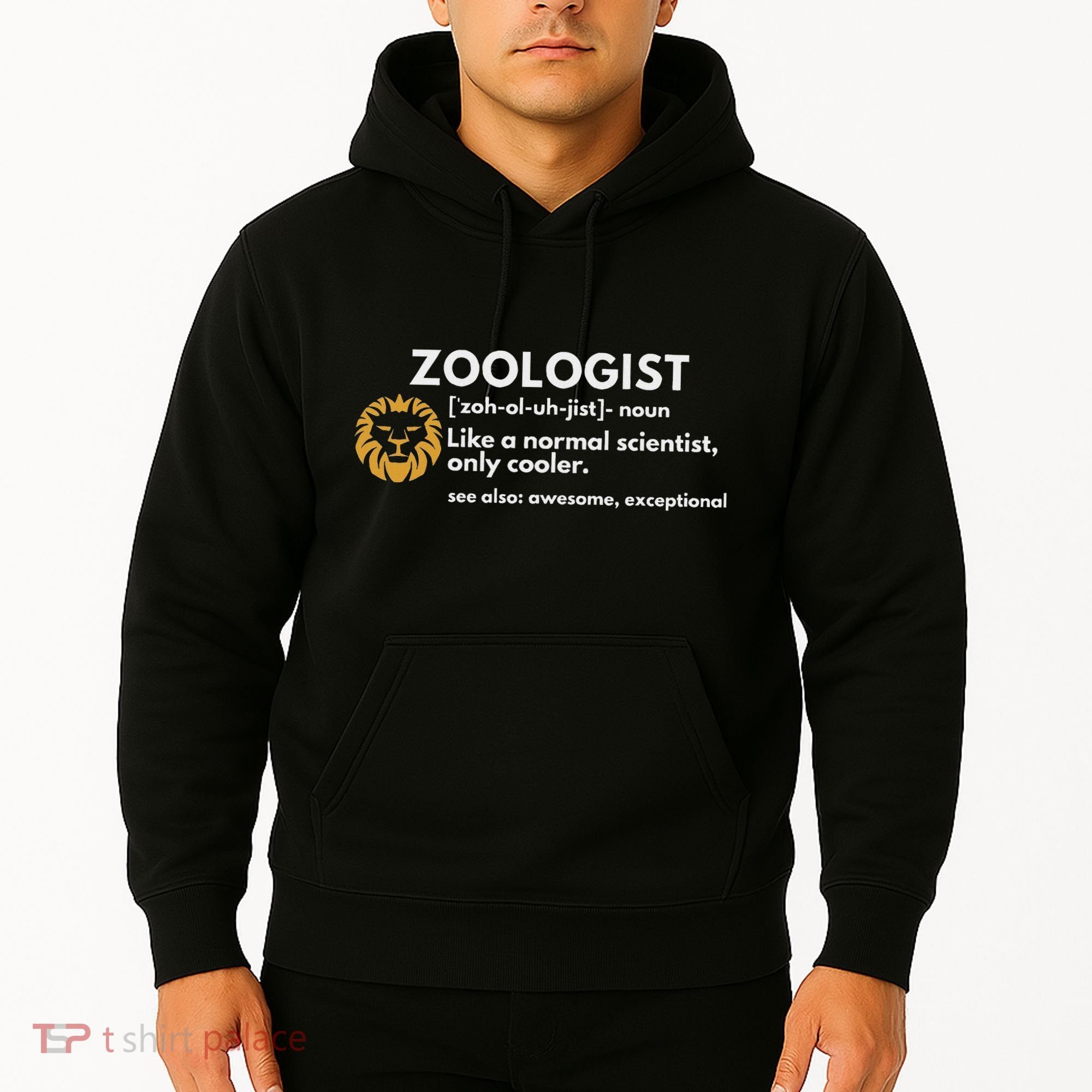 Zoologist Definition Funny Zoology Science Hoodie