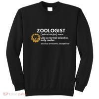 Zoologist Definition Funny Zoology Science Sweatshirt thumb 0