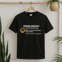 Zoologist Definition Funny Zoology Science T-Shirt thumb 2