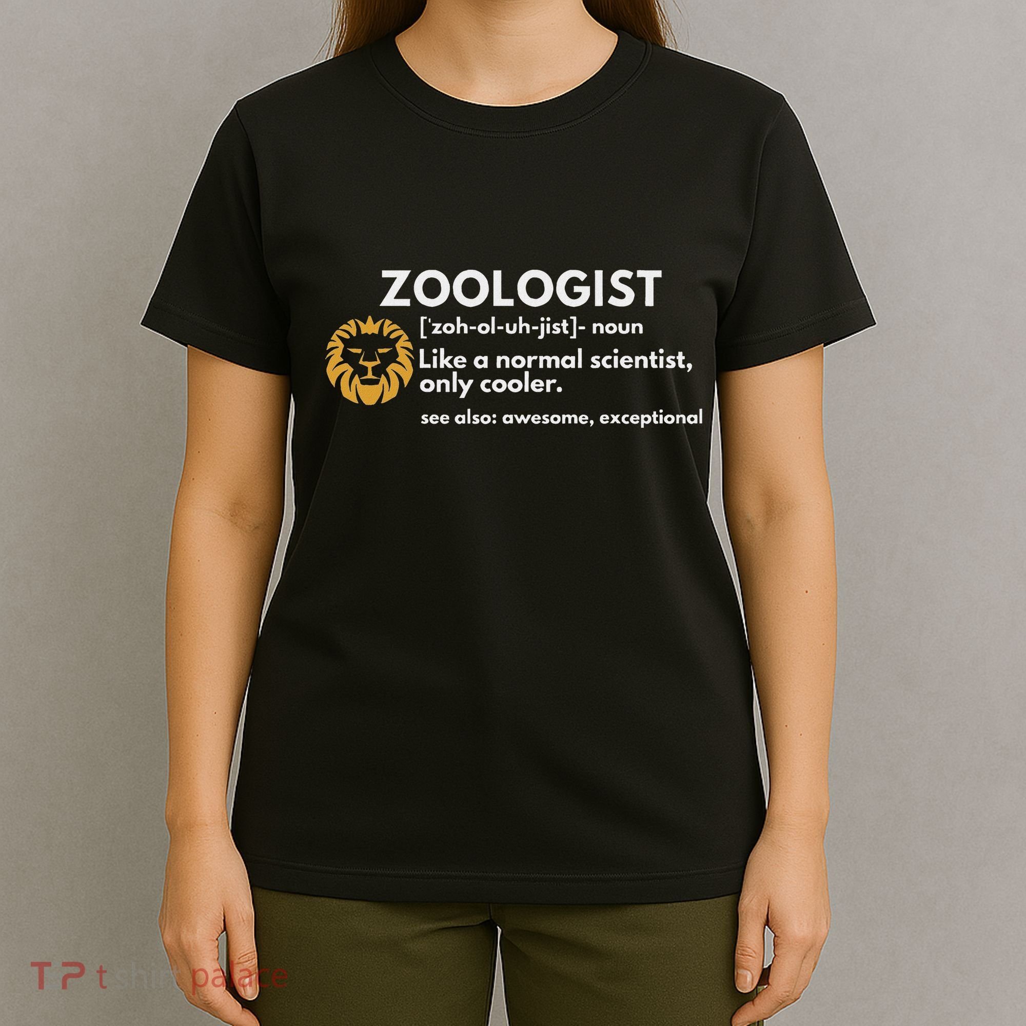 Zoologist Definition Funny Zoology Science T-Shirt