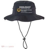 Zoologist Definition Funny Zoology Science Bucket Hat thumb 0