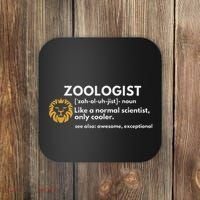Zoologist Definition Funny Zoology Science Coaster thumb 0