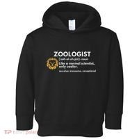 Zoologist Definition Funny Zoology Science Toddler Hoodie thumb 0