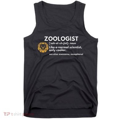 Zoologist Definition Funny Zoology Science Tank Top