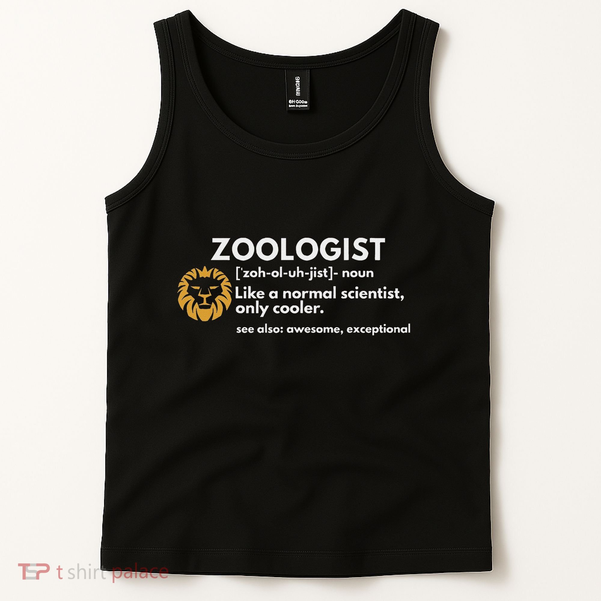 Zoologist Definition Funny Zoology Science Tank Top