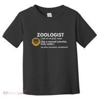 Zoologist Definition Funny Zoology Science Toddler T-Shirt thumb 0